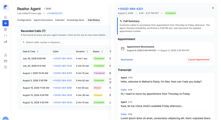 Every call, summarized automatically